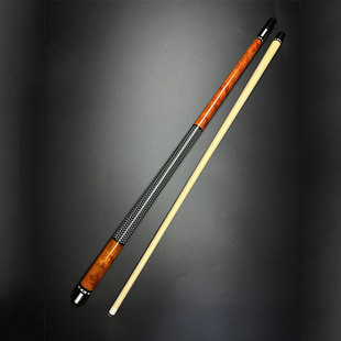High-End Plain Billiard Cue Chinese-Style Cue Black Eight-Nine Cue 1/2 Section Large Head Billiard Cue Small Head Cue