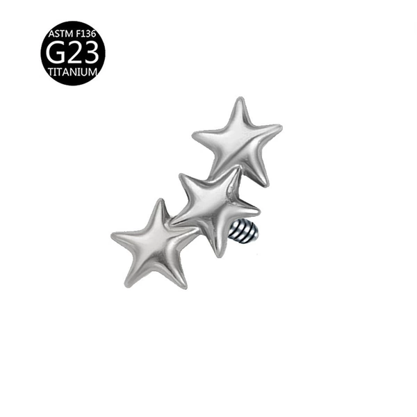 5# three five-pointed stars