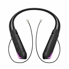 DIY带呼吸灯EQ调音TF插卡游戏挂脖蓝牙无线立体声耳机配件半成品