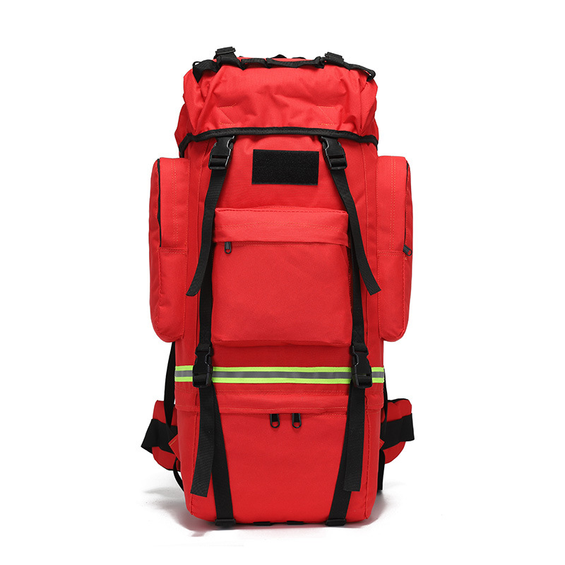 Outdoor Military Tactical 65L Large-Capacity Mountaineering Bag, Waterproof and Wear-Resistant Backpack, Mountaineering, Cycling and Hiking Backpack