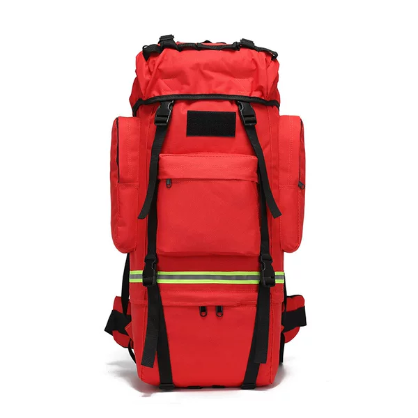 Outdoor Military Tactical 65L Large-Capacity Mountaineering Bag, Waterproof and Wear-Resistant Backpack, Mountaineering, Cycling and Hiking Backpack