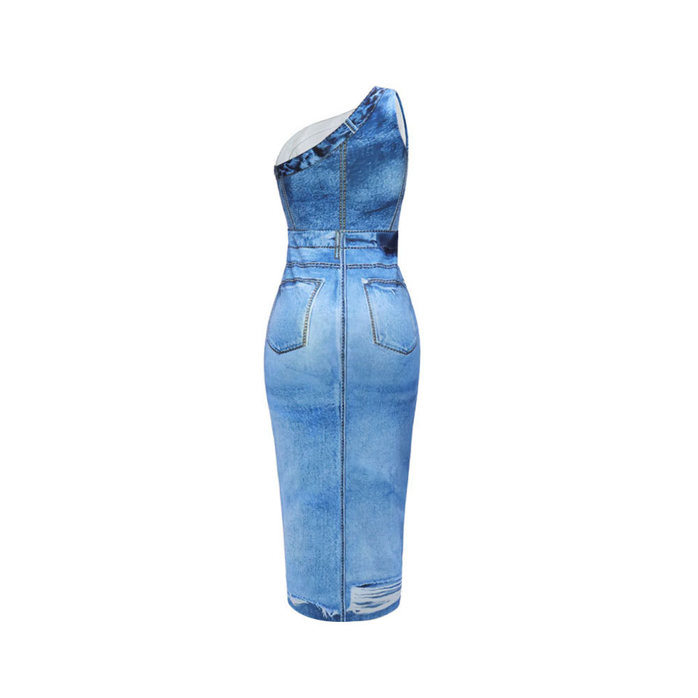 245g Weight Maxi Long Dress Dress Length Type Sleeveless Sleeve Length Sheath Dress Dresses Type Polyester Fabric Type High Waist Waist Line Holiday, Daily Occasion Oblique collar Neckline Slim Fit Type Solid Color Pattern Summer Season Women's Gender Printing Design Streetwear Style Wholesale Women's Streetwear Printing Solid Color Holiday Daily Oblique Collar Sleeveless Sheath Dress 14