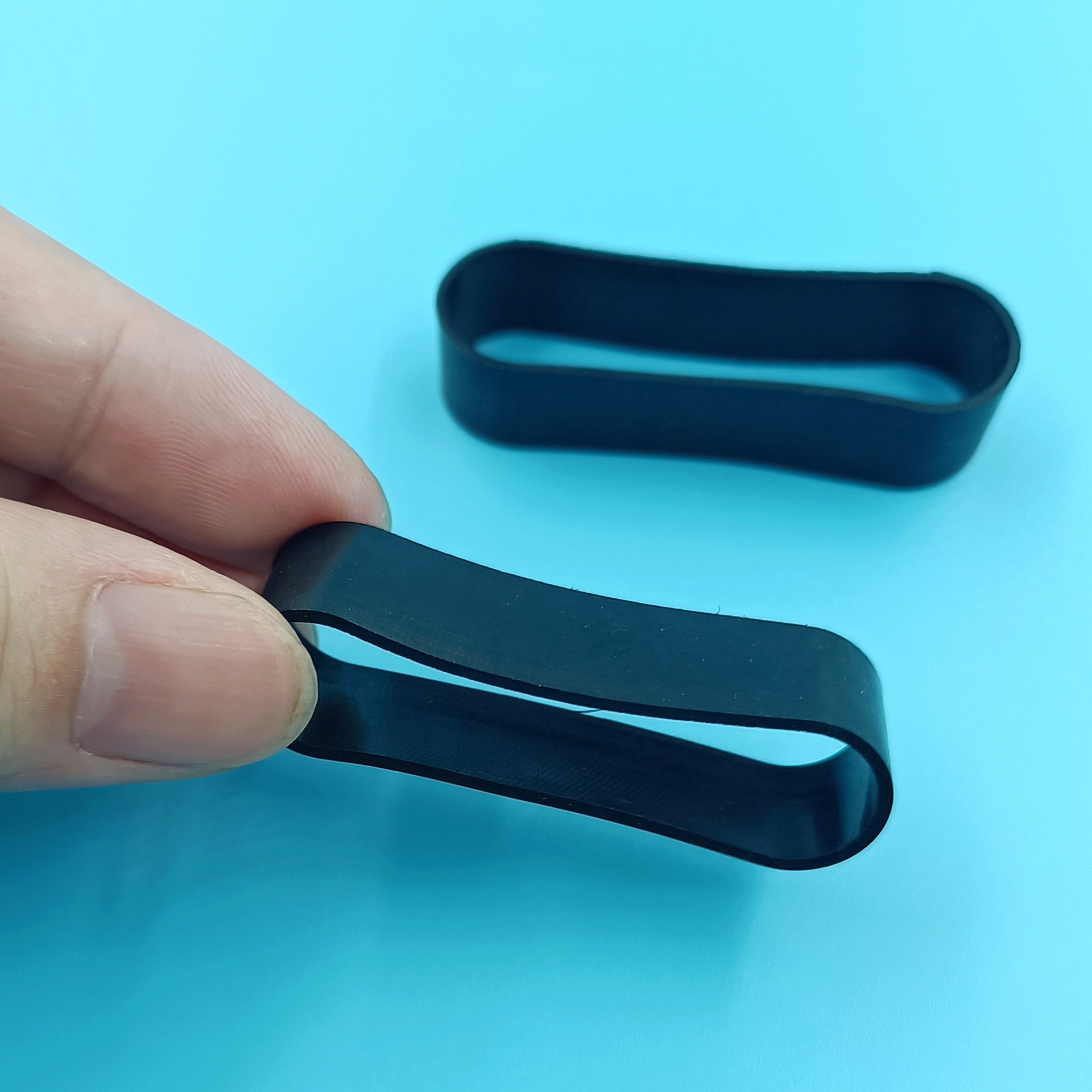 硅胶圈扎线圈 数据线扎带绑带 高弹力捆绑硅胶橡皮筋 线圈束线带