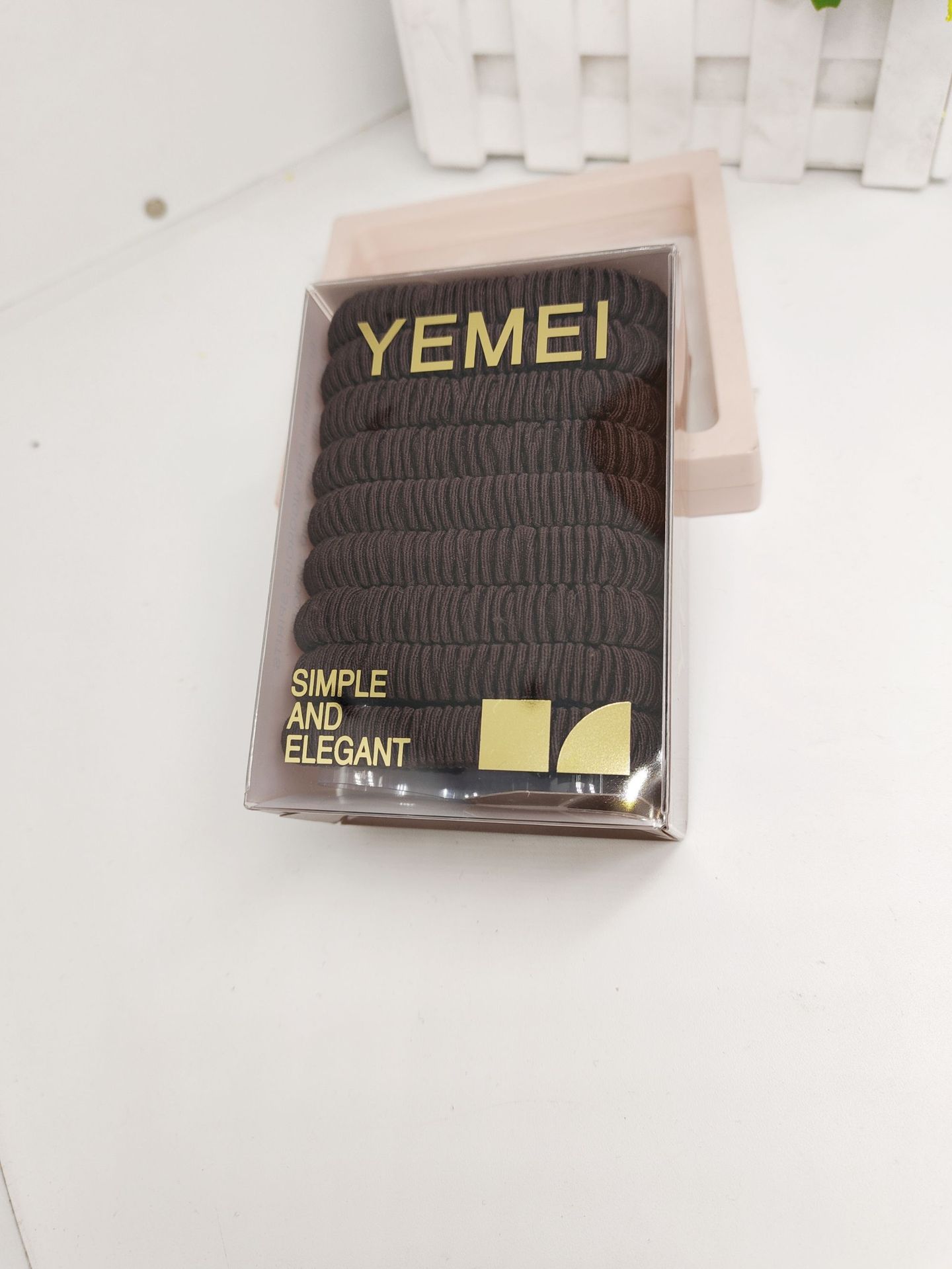 Venda colorida de las mujeres dulce estrellado cuerda de pelo en caja alta banda de goma elástica duradera banda de pelo no duele accesorios para el cabello