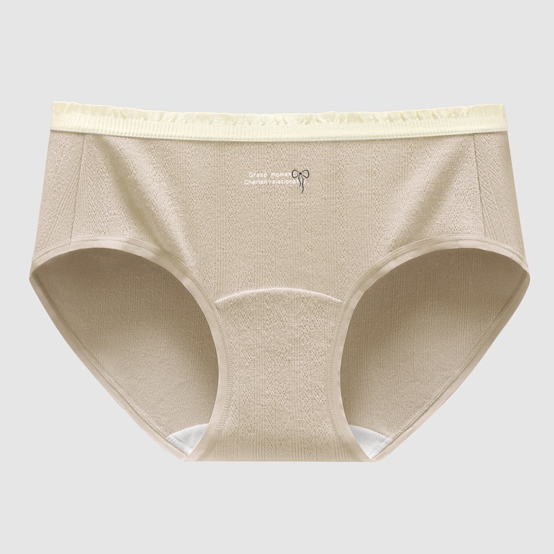 Ropa interior de mujer, algodón puro, antibacteriano, entrepierna larga, estilo fino de primavera y verano, bragas triangulares japonesas para niñas, bragas de algodón sin costuras