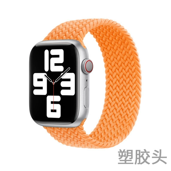 Ремешок для часов (Apple) нейлоновый тканый эластичный однослойный, 22 мм пластиковый разъем, длины 125–165 мм