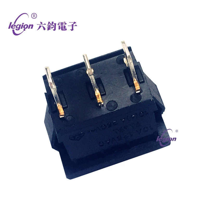 ROCKTEK high current rocker switch, waterproof and flame retardant ship type switch, 3-pin IO switch
