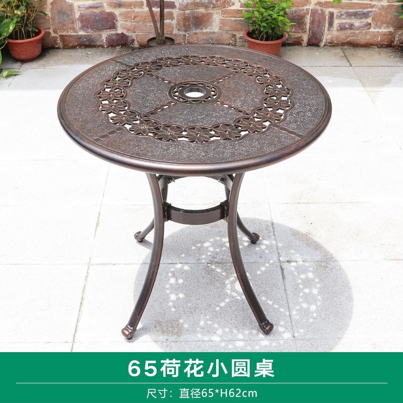 Mesa redonda de loto de 65 cm (2 piezas)