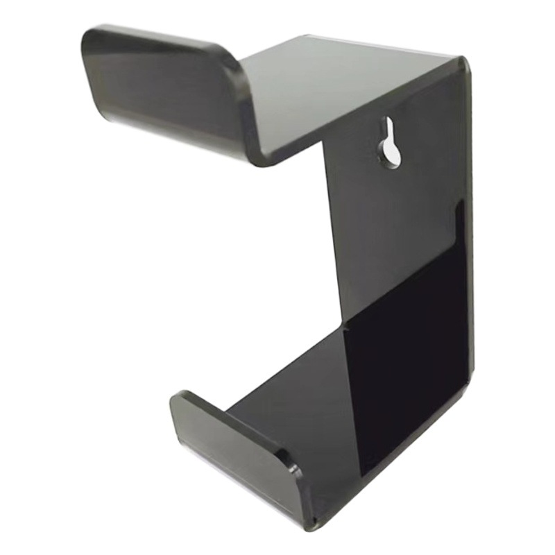 Soporte de pared para mandos de videojuegos, transparente y grueso, de alta gama, para exhibir auriculares, compatible con PS4 y PS5.