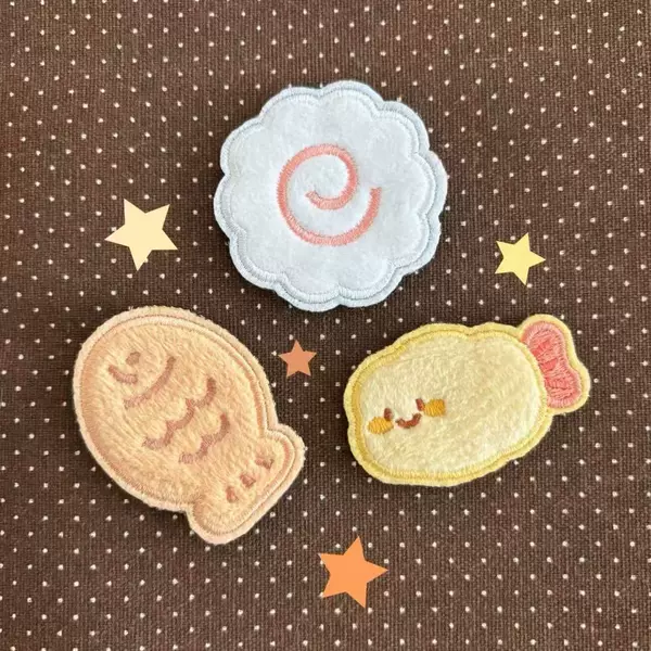 Xiaohongshu-style cute hair accessory for bangs and stray hairs, magic tape for fried shrimp, taiyaki, and fish plates