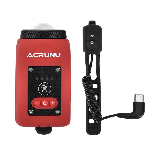 ACRUNU Bicycle Front Light Mountain Bike High Beam Charging Horn Light Super Loud Children's Bike Bell Night Riding Equipment