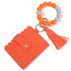 Food silicone, bead bracelet, polyurethane keychain, silica gel card holder with tassels, new collection