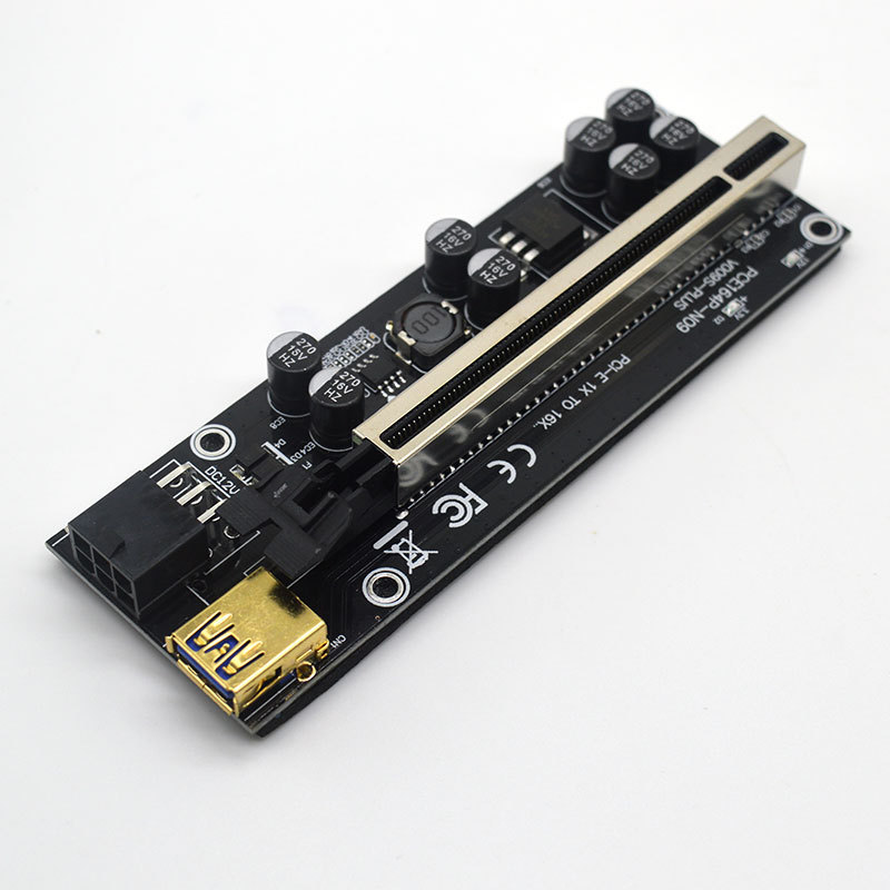 ����VER009S PLUS�Կ��ӳ���pcieת�ӿ��ƽ�8���ݴ���1X16X