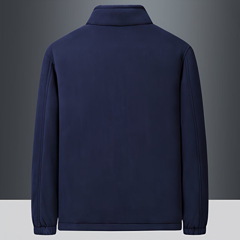 Nuevo abrigo de terciopelo de pelusa de cuello de hombre chaqueta casual chaqueta ropa de invierno chaqueta uniformes escolares fábrica de comercio