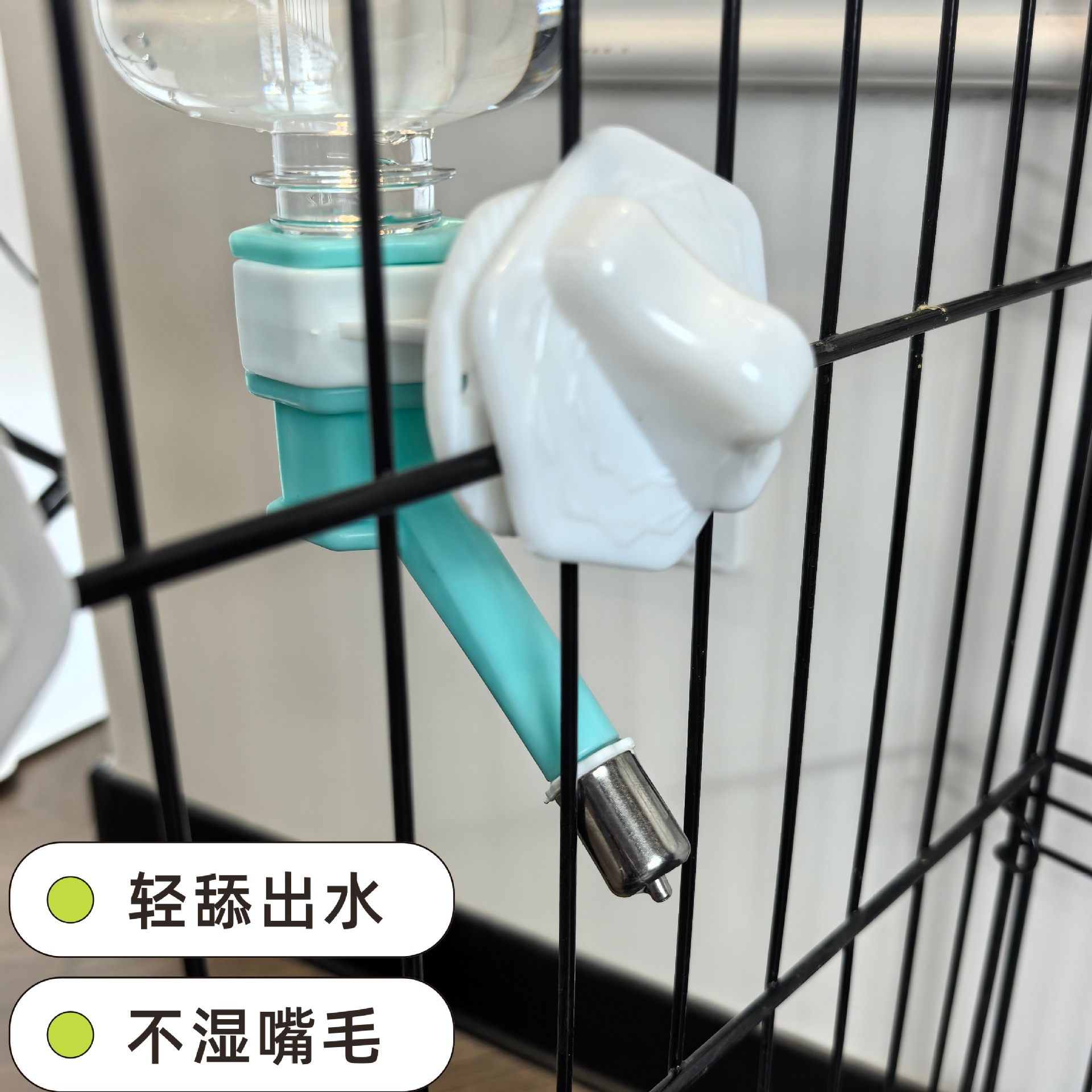 Beber de agua de tipo colgante para mascotas tipo pin colgante para jaula multi-mascotas universal para gatos y perros