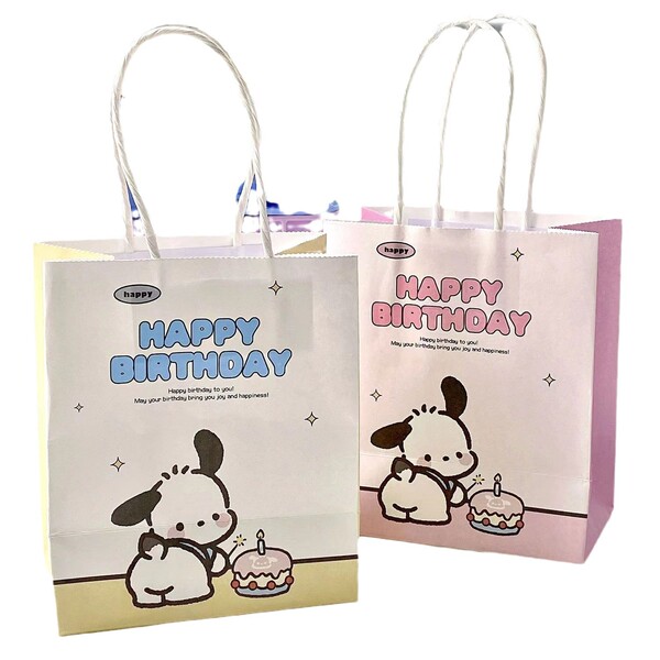 Leather cartoon trend linen bag