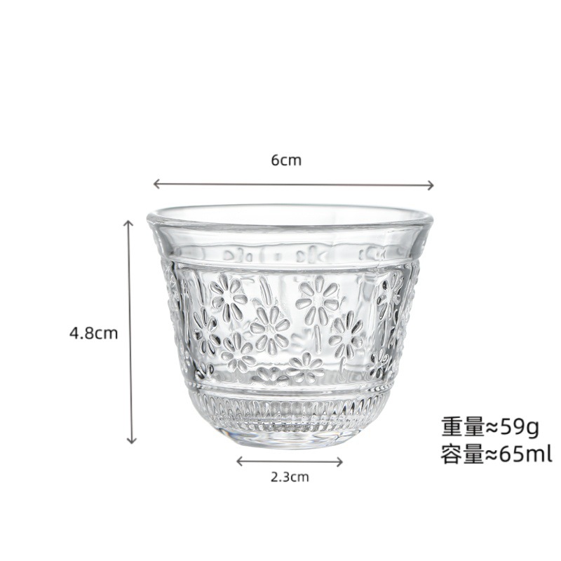 Conjunto de tazas de té de vidrio tazas de té de kung fu tazas de té de vidrio tazas pequeñas tazas de té mini transparentes tazas de té resistentes al calor