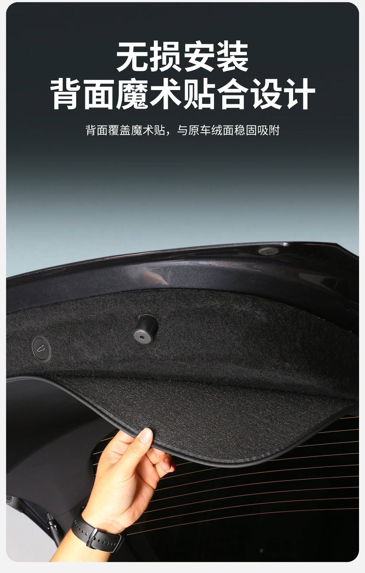 Suitable for Tesla Model Y New Version 3 Trunk Tailgate Pad Tailgate Protective Leather Sticker Ya Interior Accessories