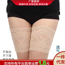 大腿防磨神器胖妹妹大腿套薄款弹力蕾丝隐形花边腿套腿部防护用品