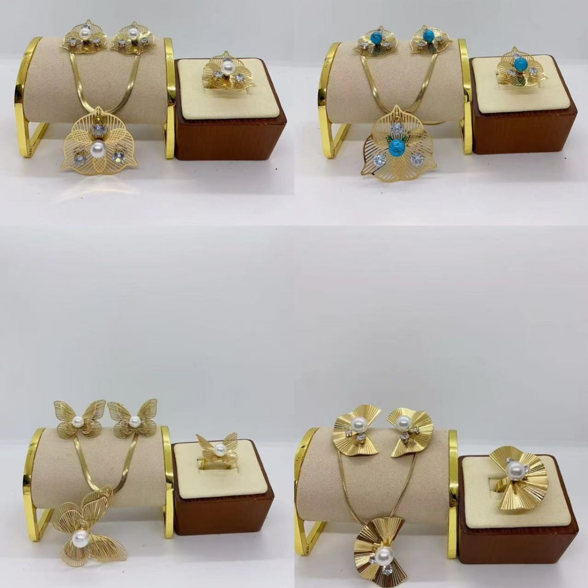 Necklace stainless steel from pearl