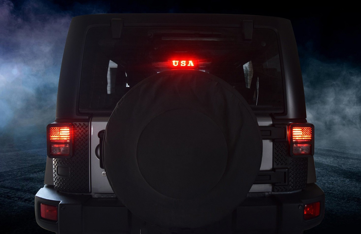 Cross-Border Applicable 2007-2018 Jk Car Tail Lens (American Flag) Taillight Cover Modification Factory Wholesale