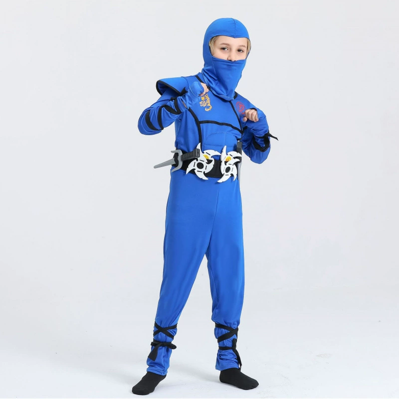 Новый хэллоуин COSPLAY аниме одежда для детей, выступление Naruto, одежда самурая, нунчаки Нинзя
