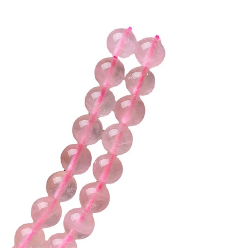 Mingdu Crystal Natural Hibiscus Rose Quartz Beads DIY Jewelry Accessories 8A Rose Quartz Semi-finished Products Wholesale