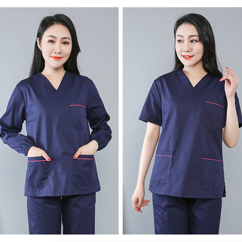 手洗い手術室手洗い服手術服半袖スーツ女性口腔医美容病院作業服|undefined
