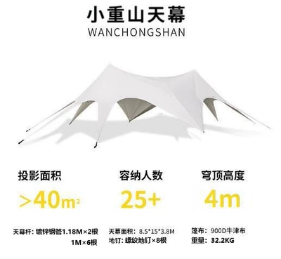 sun and rain protection, Avtomobil yan çətirləri - double-peak-158538m-oxford-cloth-shopkeepers-recommendation