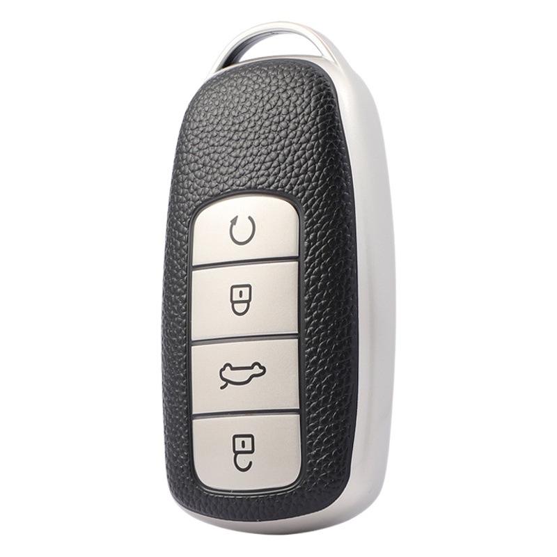 Suitable for 2021 Chery Tiger 8 car key case PLUS Airui ze 5PLUS leather key case buckle shell