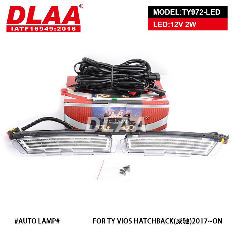 Toyota nueva luz diurna Vizi 17 Vizi fs transformación especial le3 función delantera niebla conjunto