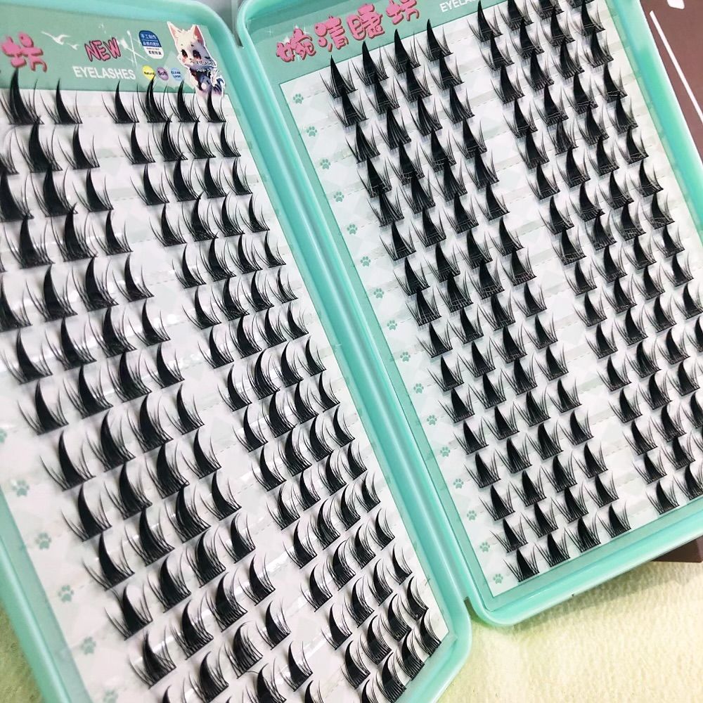 256 paquetes de gran capacidad nueva simulación malicioso elfo pestañas libro fotográfico japonés princesa Barbie cómic pestañas