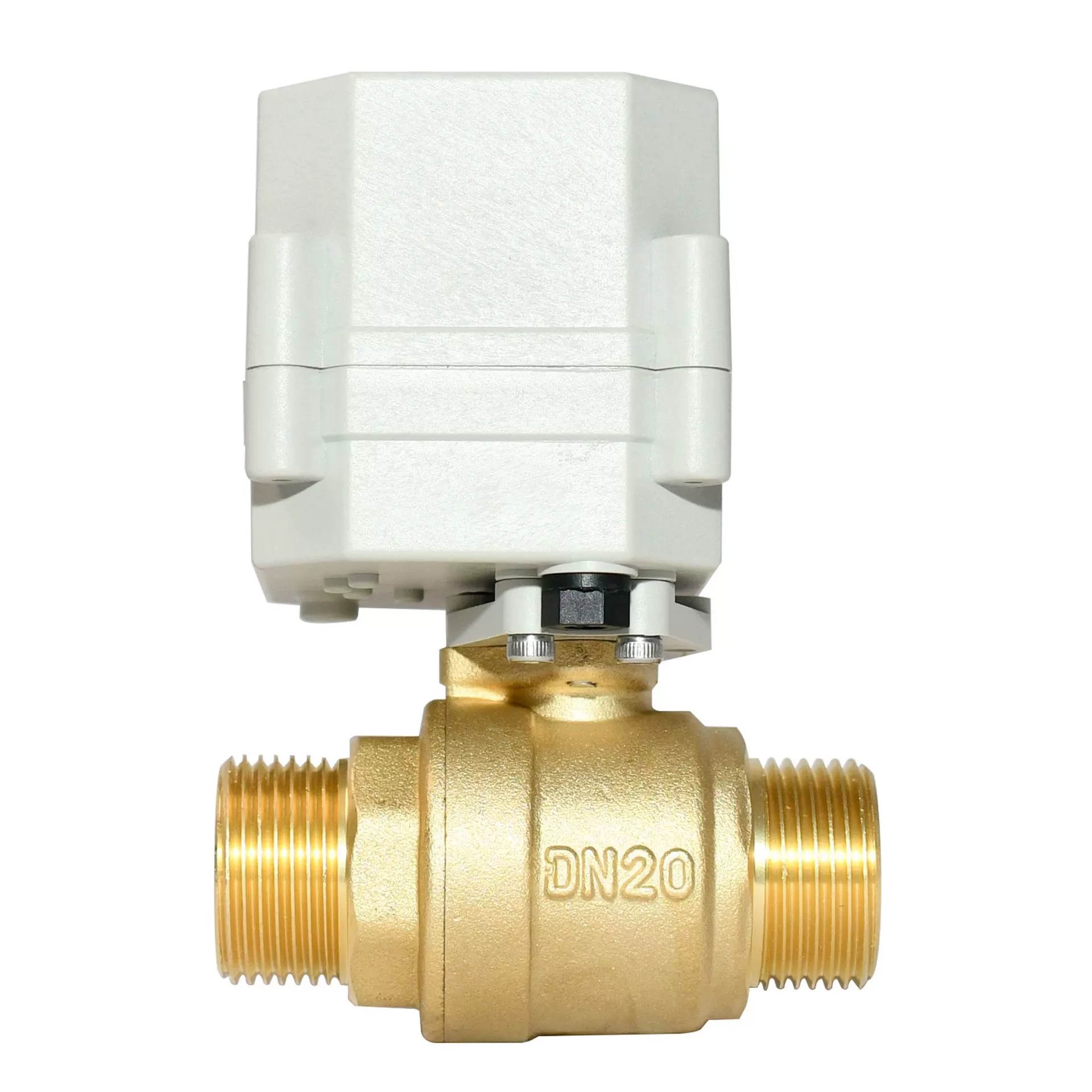 6 точек Миниатюрный клапан ГРМ латунный двусторонний двойной внешний резьбы сроки Автоматический продувки Электрический шаровой кран