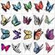 Manufacturers Wholesale Waterproof Tattoo Stickers Sexy Simulated Flowers Butterfly Ankle Clavicle Rose Tattoo Stickers for Men and Women
