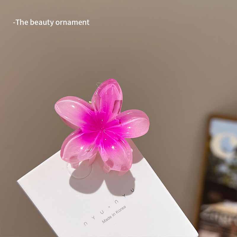 4cmの甘美な少女の卵の花のヘアピンの女性の休暇の風の側の前髪の小さいサメは写真を撮って髪を挟みます。|undefined
