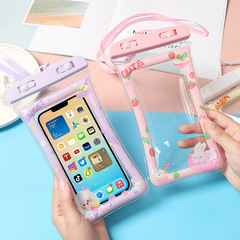 Air bag waterproof bag, touch screen mobile phone waterproof bag, floating diving cover, protective cover, small artifact for outdoor swimming and photography