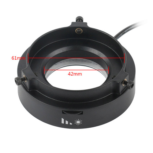 72LED 144LED adjustable ring light microscope light source industrial camera fill light