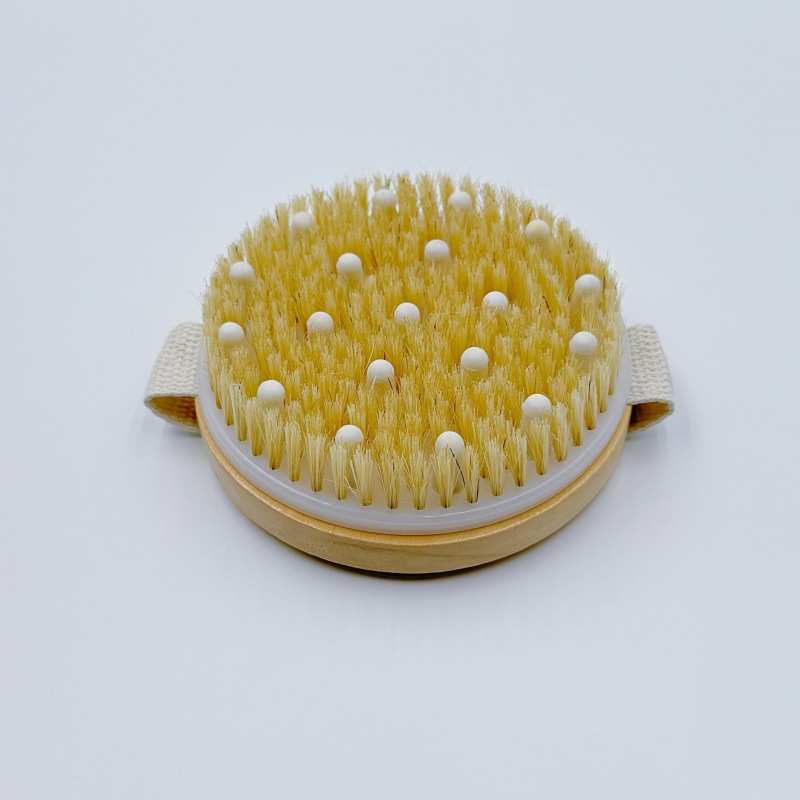 Cepillo de baño explosivo transfronterizo Cepillo de masaje Cepillo de baño Cepillo de baño de mango redondo Nuevo artefacto de baño Cepillo de espalda de frotamiento Necesidades diarias