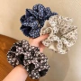 碎花双层百搭皮筋头绳