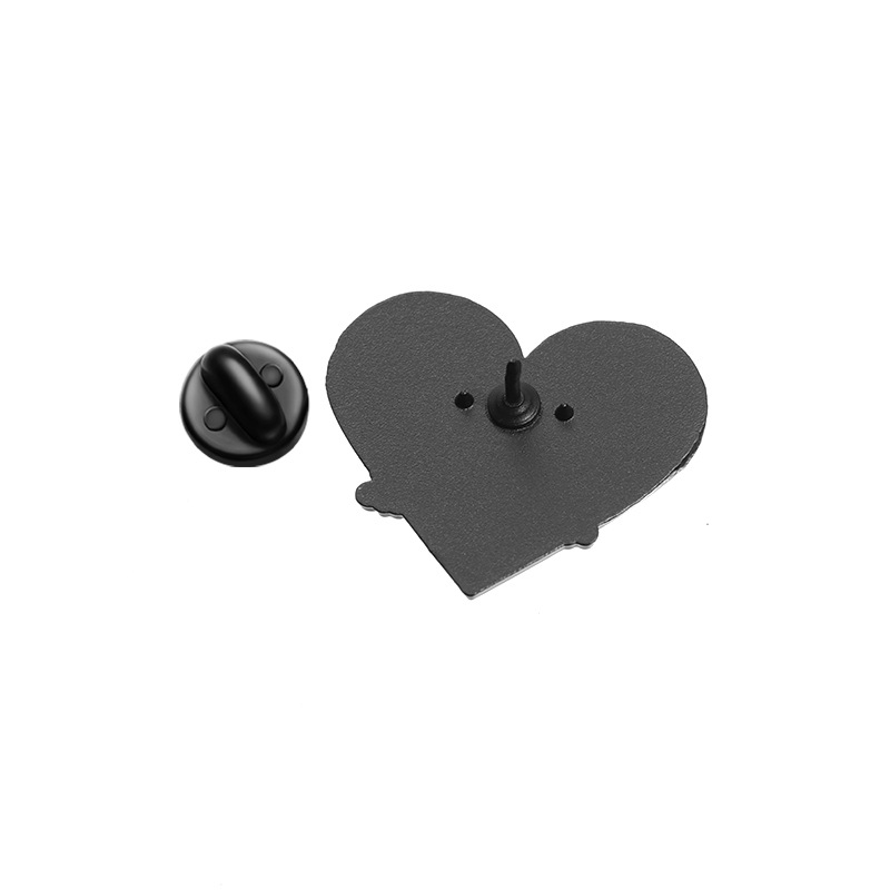 6g Weight Cute Pin Penguin Rainbow Heart Shape Alloy Stoving Varnish Unisex Brooches