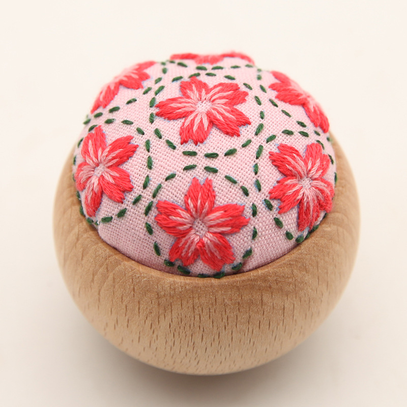 Bordado DIY hecho a mano aguja insertar material paquete bordado principiante práctica bolso regalo conjunto caja Lu bordado flor caja de costura