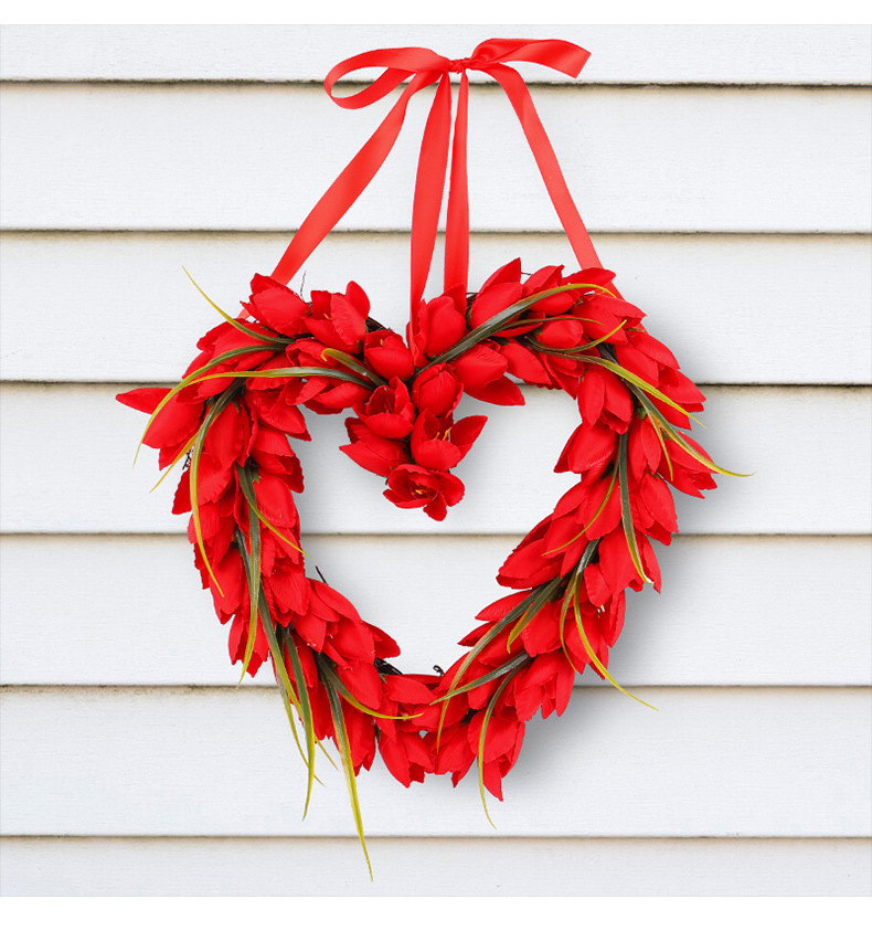 Valentine's Day Simple Style Heart Shape Plastic Polyester Home Daily Decorative Props display picture 2