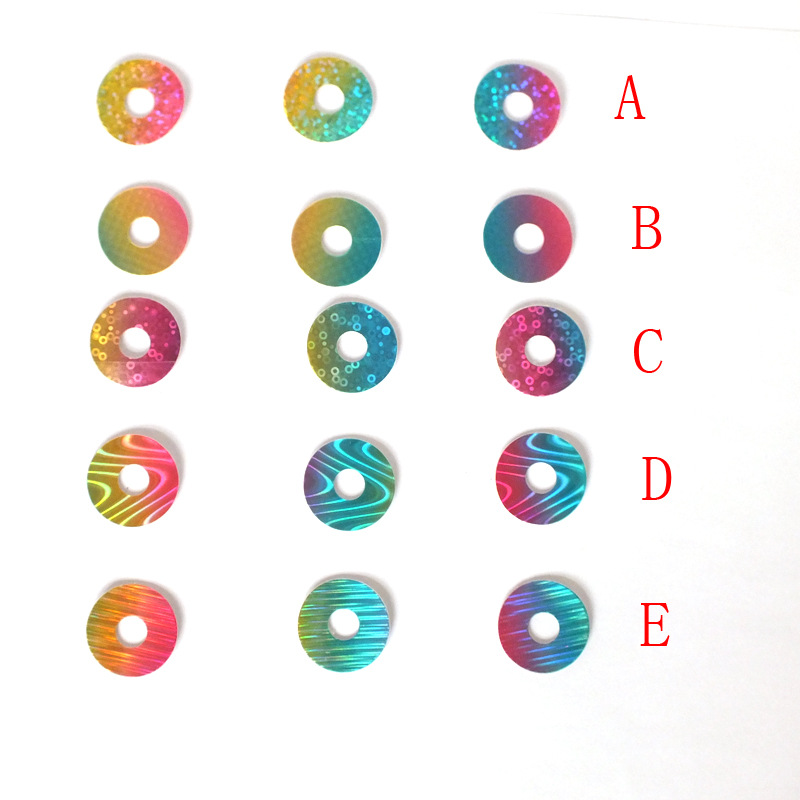 Ojos de seguridad tridimensionales con efecto arcoíris, accesorios de peluche y juguetes, escala lavadora para comercio exterior