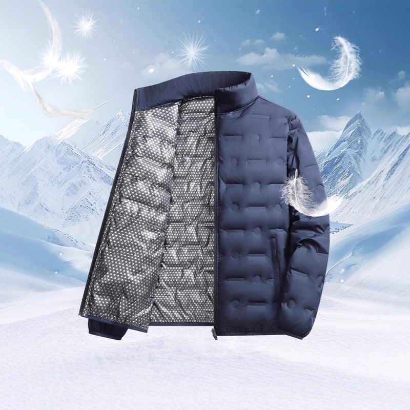 Lightweight Black Gold down Jacket Men's Stand Collar New 90 White Duck down Autumn and Winter Cold-Proof and Warm Stand Collar Accessible Luxury Jacket Lightweight Black Gold down Jacket Men's Stand Collar New 90 White Duck down Autumn and Winter Cold-Proof and Warm Stand Collar Accessible Luxury Jacket