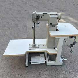 中厚料高柱缝纫机针车海凌牌GC24698-1L综合送料平针组皮具箱包