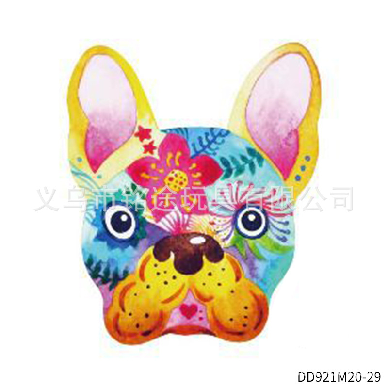 Suministros de fiesta de carnaval mexicano Día de los muertos Pegatinas de fiesta divertida para niños Accesorios de fotografía mexicana