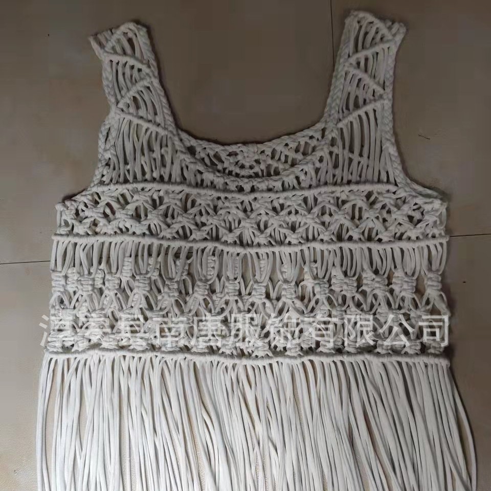 供应棉线手工编织衣服配饰服装衣服饰品服装辅料衣领