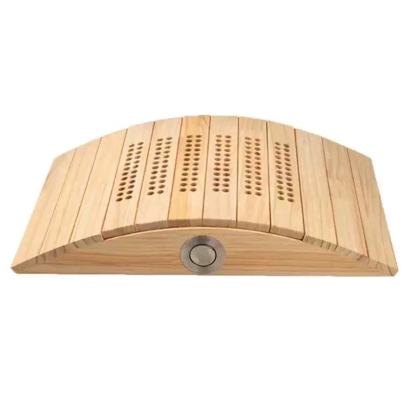 Lumbar pillow solid wood moxibustion pillow body moxibustion back waist special moxibustion box beauty salon special moxibustion instrument