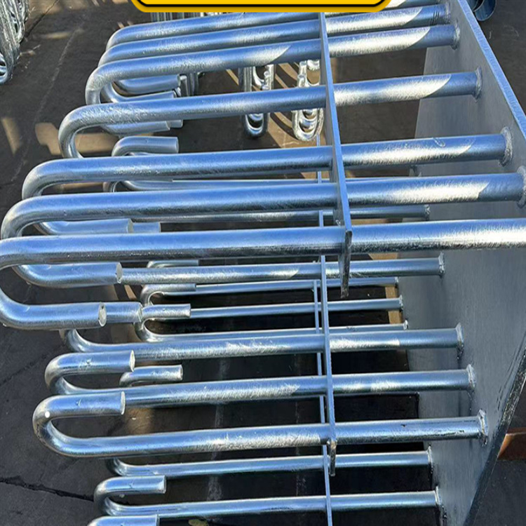 Perno de anclaje de mango de paraguas perno de anclaje galvanizado en caliente de doble cabeza tornillo de fijación completa fijación de fijación