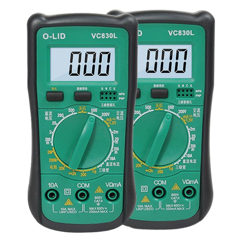 Интеллектуальный портативный цифровой мультиметр с защитой от возгорания, Профессиональный высокоточный Многофункциональный мультиметр для электриков с подсветкой оптом